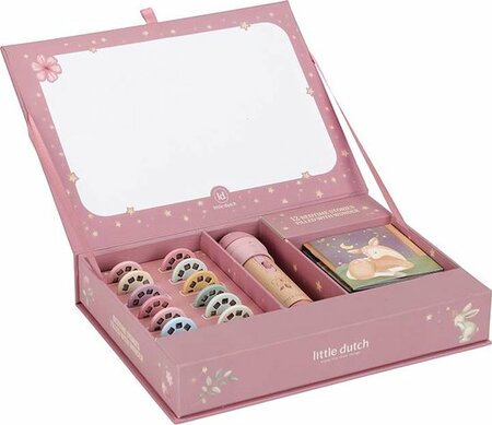 Little Dutch verhalen projector zaklamp Fairy - Roze