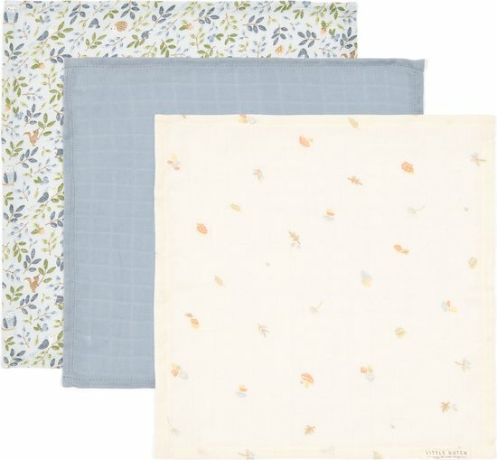 Little Dutch Monddoekjes Hydrofiel Forest - 3 Stuks - 25 x 25 cm
