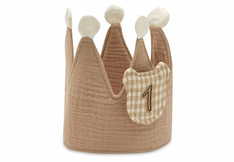 Jollein Verjaardagskroon Cijfers - Teddy Bear