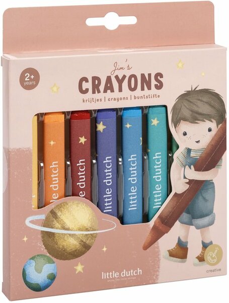 Little Dutch waskrijtjes Jim &amp; Friends