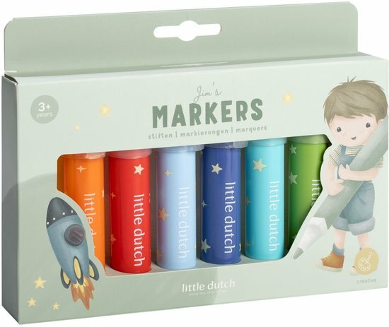 Little Dutch viltstiften Jim &amp; Friends