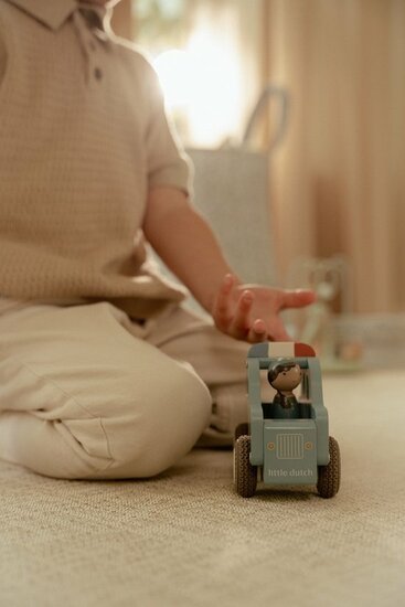 Little Dutch houten Politiewagen FSC