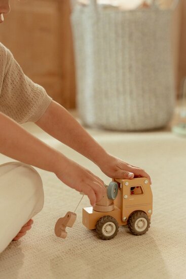 Little Dutch Houten Kraanwagen