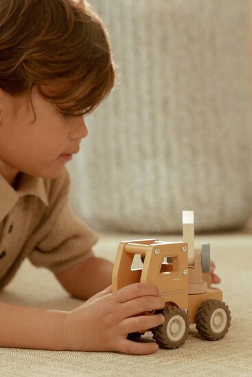 Little Dutch Houten Kraanwagen