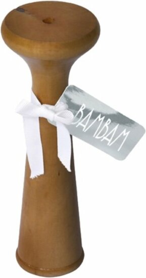 BamBam Dop Tone in een donkere kleur hout