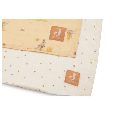 Jollein Hydrofiele Doek Large 115x115cm Kangaroots - 2 Pack