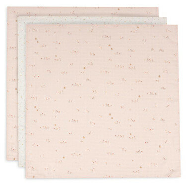 Jollein Hydrofiele Doek Small 70x70cm Pretty Picnic  - 3 Pack