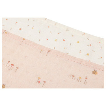 Jollein Hydrofiele Doek Small 70x70cm Pretty Picnic  - 3 Pack