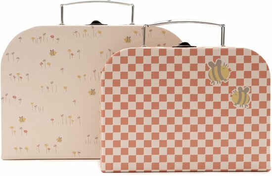 Jollein Speelkoffertje  - Pretty Picnic - 2 Stuks
