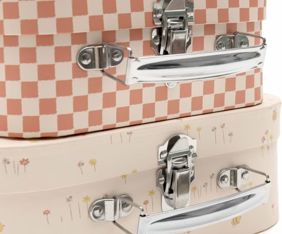 Jollein Speelkoffertje  - Pretty Picnic - 2 Stuks