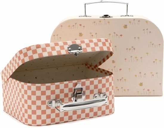 Jollein Speelkoffertje  - Pretty Picnic - 2 Stuks