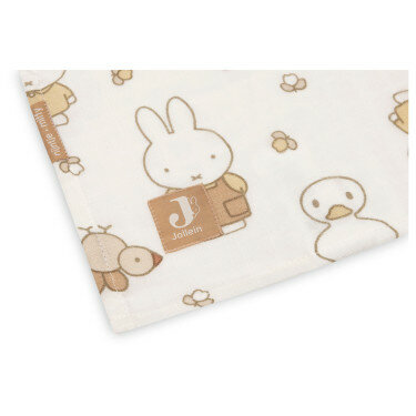 Jollein Hydrofiele Doek Large 115x115cm Miffy Family Farm -  2 Pack