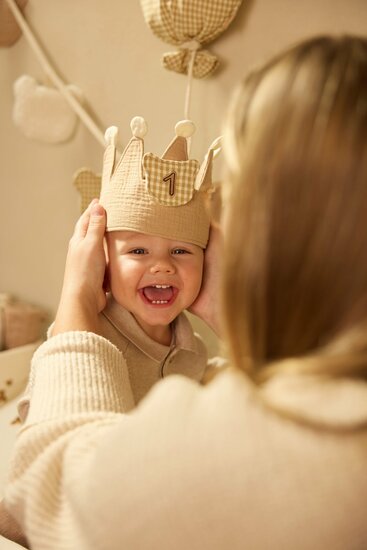 Jollein Verjaardagskroon Cijfers - Teddy Bear