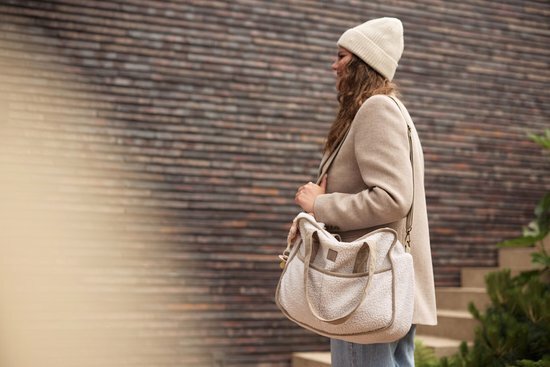 Jollein Luiertas - Mombag - Teddy No&eacute; - Inclusief Verschoonmatje