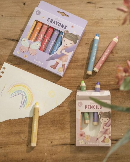 Little Dutch waskrijtjes Rosa &amp; Friends