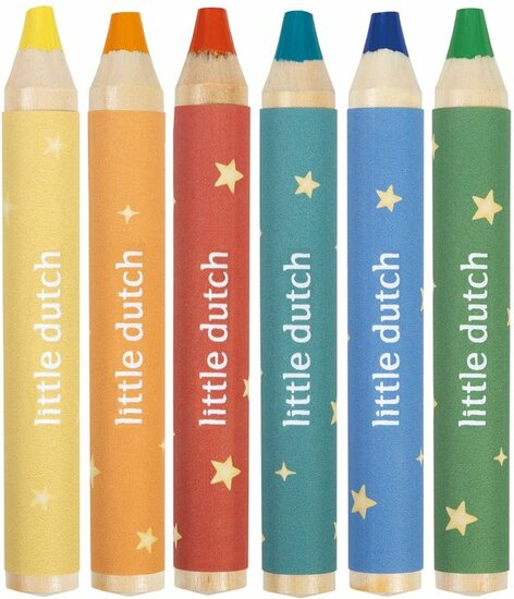 Little Dutch 6 Kleurpotloden Jim