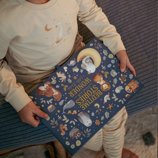 Little Dutch verhalen projector zaklamp Forest - Blauw