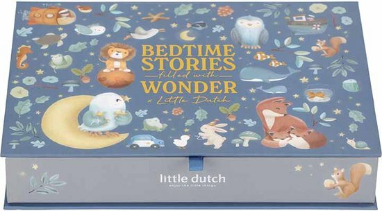 Little Dutch verhalen projector zaklamp Forest - Blauw