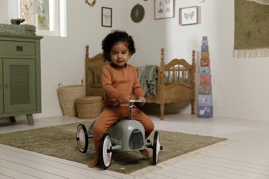 Little Dutch Retro Roller Loopauto - Olive Green