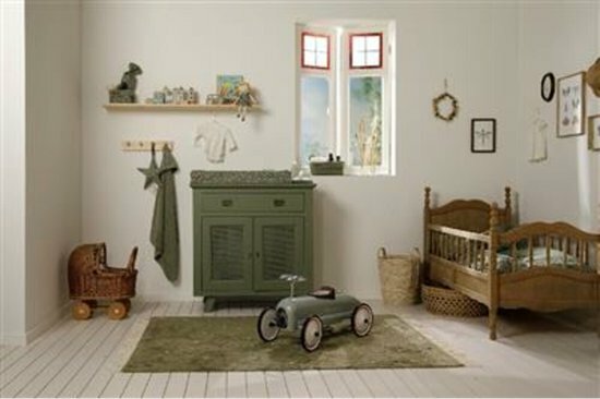 Little Dutch Retro Roller Loopauto - Olive Green
