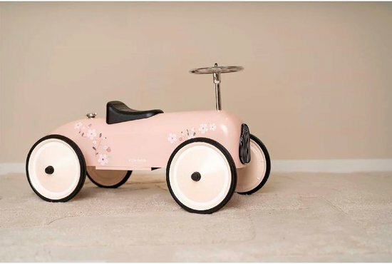 Little Dutch Retro Loopauto - Roze